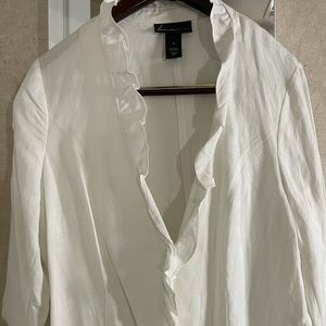 Lane Bryant linen jacket